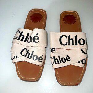 Chloe Woody Flat Sandals size 6